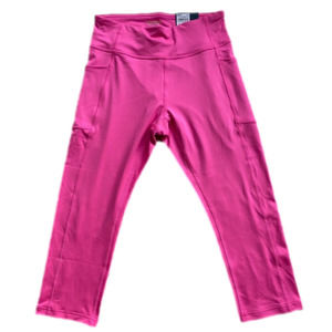 NWT Tek Gear Workout Crop Pants/Leggings Pink Sz M